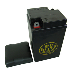 Batterie 6V 12 Ah - pass. für AWO425, RT125 - mit Deckel - BLEI-GEL, wartungsfrei, geschlossen - Typ: 0811 - Größe: 9,5x8,7x16,7cm