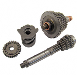 SET Getriebe 4-Gang kpl. mit Schaltwalze (Losrad - 44, 40, 36, 34 Z / Festrad -10, 16, 19, 22 Z) - f.  - Motor M500