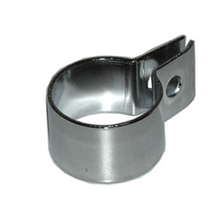 Schelle f. Krümmer, chrom - Auspufftopf , Ø=35mm, ES, ETZ/TS 125,150