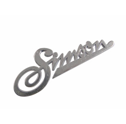 Firmenschild  - am Frontschild - KR50 - Schriftzug Aluminium, silber
