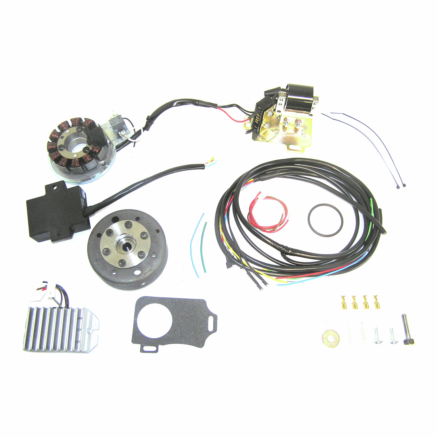 Lichtmaschine mit integrierter, kontaktloser, vollelektronischer Zündung 12V 150W - passend für AWO425 Sport + Touren