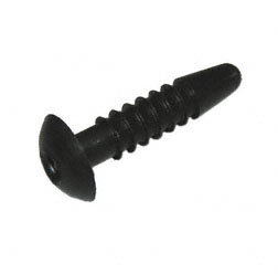 Stopfen, Treibstift - schwarzer Kunststoff - Länge über alles: ca. 42 mm, für ø 6,5 mm  Bohrung