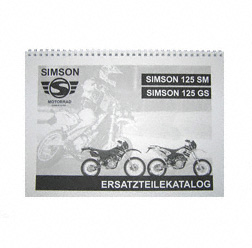 Ersatzteilkatalog Motorrad 125 SM/ GS - Enduro-/ Geländeversion