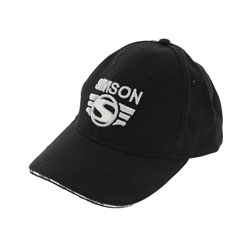 Basecap, schwarz - mit 3D-Logo in silber