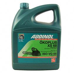 ADDINOL Kettensägenöl (Schneidschwert) Ökoplus XS68, biologisch abbaubar, 5 L Kanister